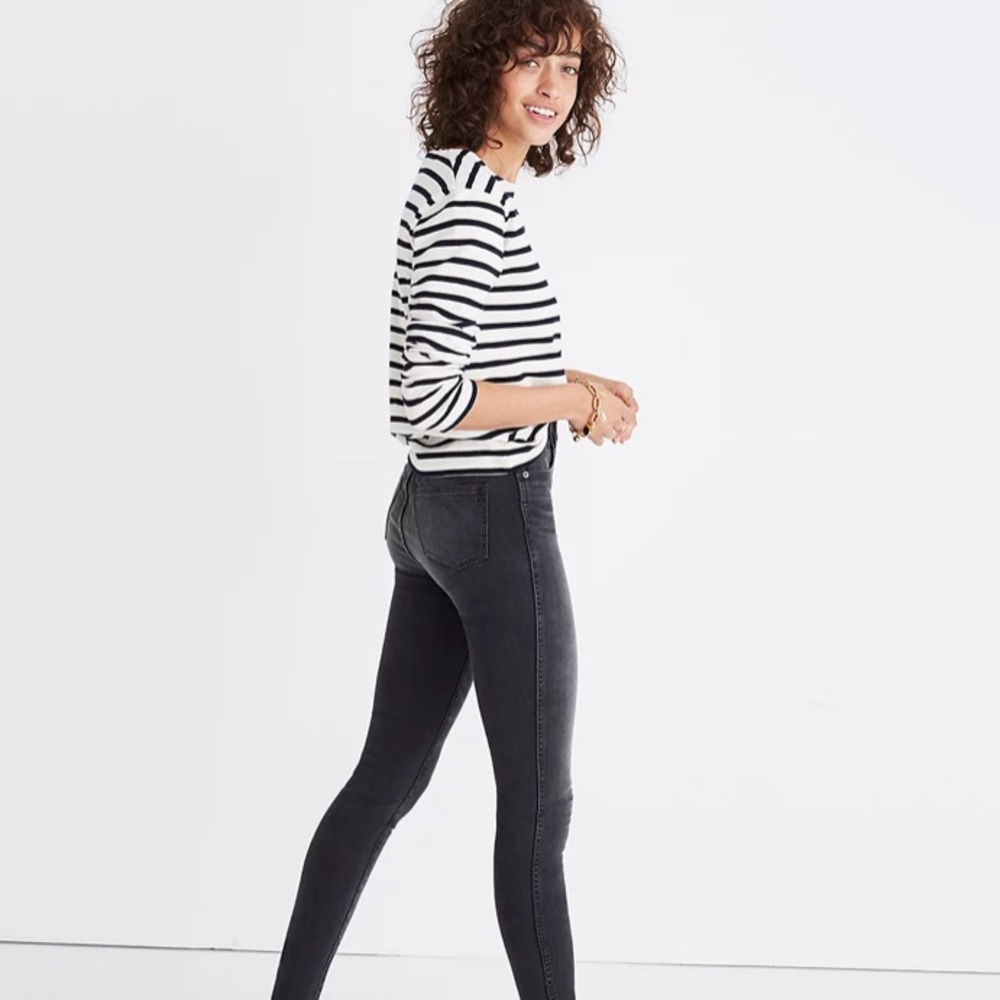 Madewell High Riser Skinny Jean - Black